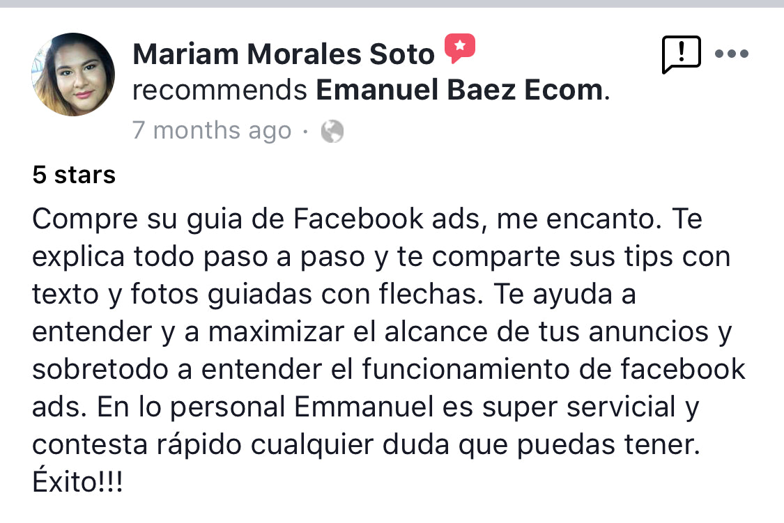 Mentoría 1:1 en Facebook Ads – Aprende a Correr Anuncios que Venden