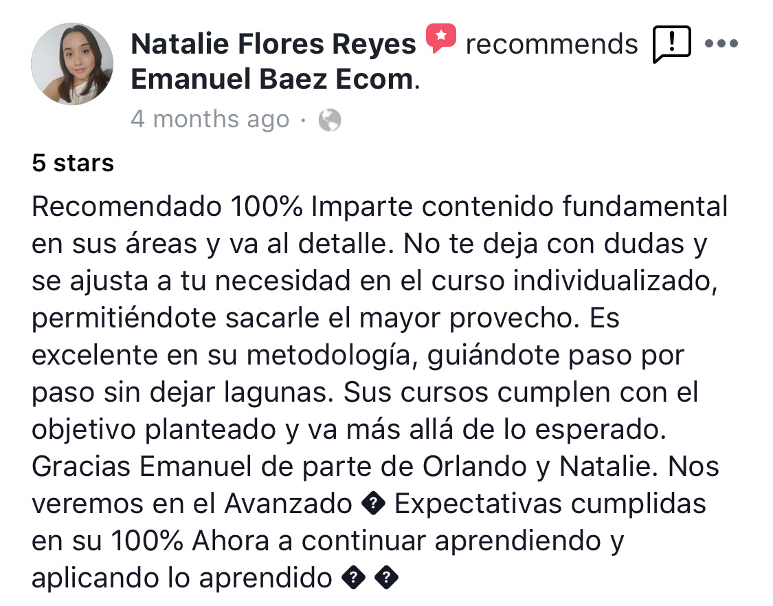 Mentoría 1:1 en Facebook Ads – Aprende a Correr Anuncios que Venden
